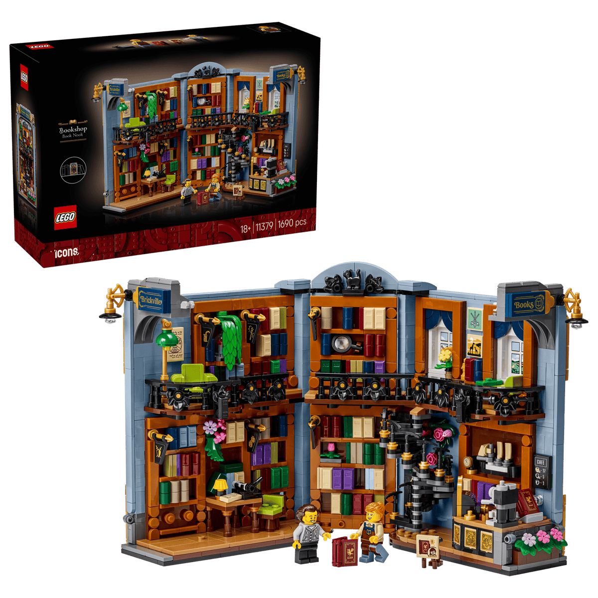 LEGO® Icons Bookstore: Book Nook 11379