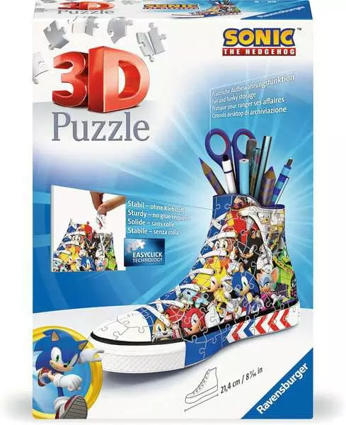 Ravensburger Sonic the Hedgehog: Sneaker 108 Piece 3D Puzzle