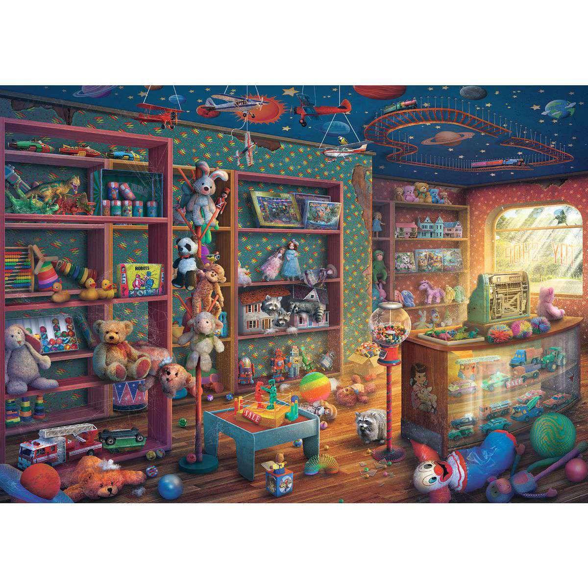 Ravensburger Abandoned Places: Tattered Toy Store 1000 Piece Jigsaw Puzzle