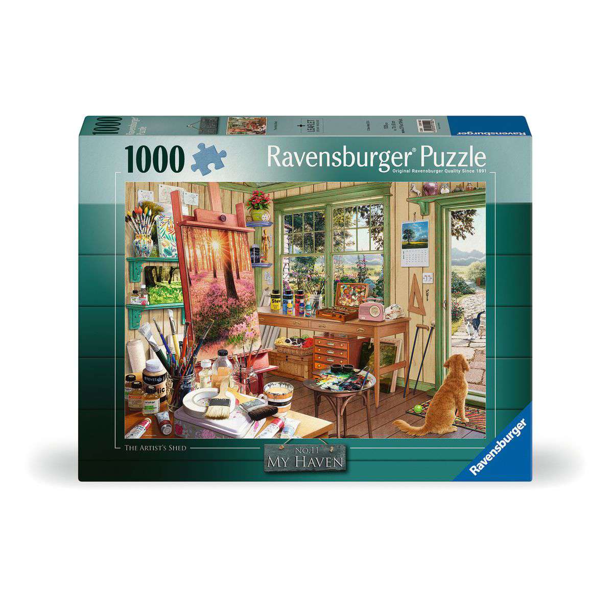 Ravensburger My Haven: Artist's Shed 1000 Piece Jigsaw Puzzle