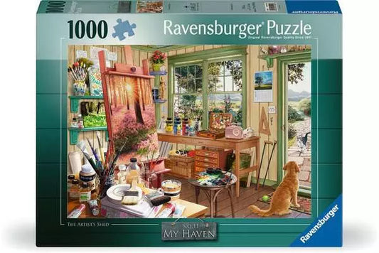 Ravensburger My Haven: Artist's Shed - 1000 Piece Puzzle