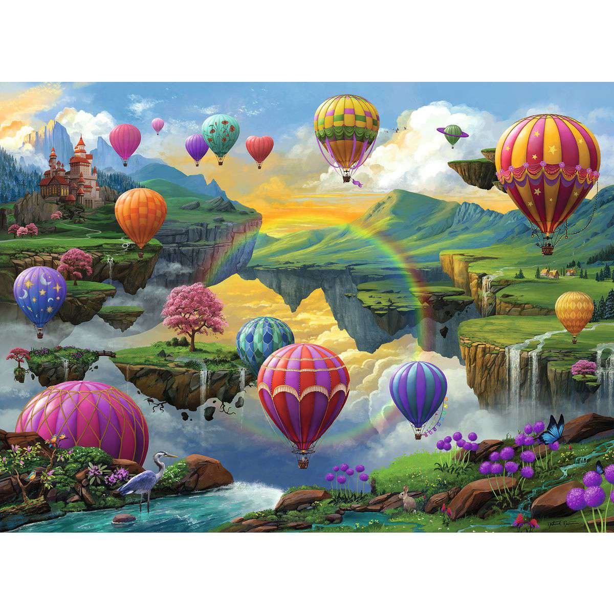 Ravensburger Air Balloon Valley 500 Piece Jigsaw Puzzle