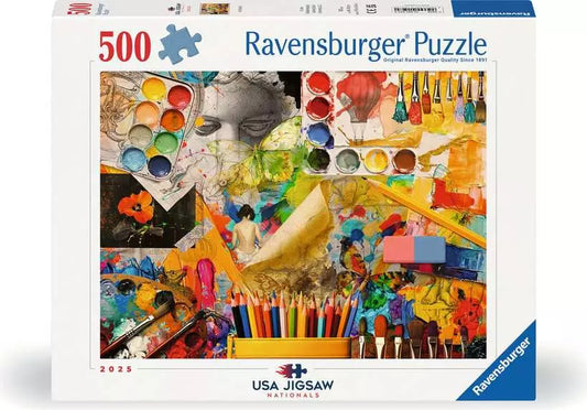 Ravensburger Art Studio 500 Piece Jigsaw Puzzle