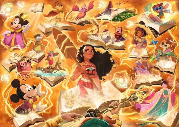 Ravensburger Jigsaw Puzzle Lorcana Glimmers of the Realm: Amber 1000 Pc - 1000 Pieces Puzzle