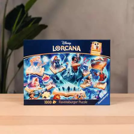 Ravensburger Jigsaw Puzzle Lorcana Glimmers of the Realm: Sapphire 1000 Pc - 1000 Pieces Puzzle