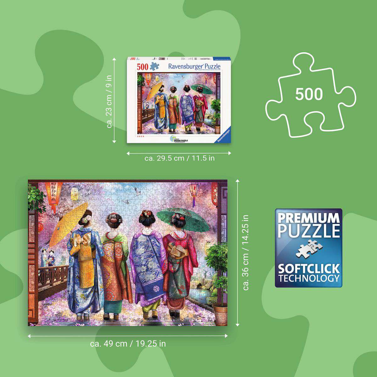 Ravensburger Blossom Walk 500 Piece Jigsaw Puzzle