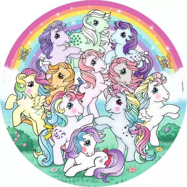 Ravensburger My Little Pony 500 Piece Round Jigsaw Puzzle