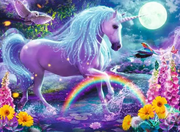 Glitter Unicorn 100 Piece Puzzle