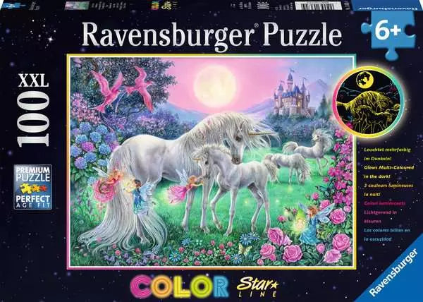 Ravensburger Children’s Jigsaw Puzzle Unicorns in the Moonlight - 100 Pieces Puzzle