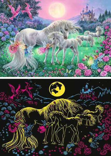 Ravensburger Children’s Jigsaw Puzzle Unicorns in the Moonlight - 100 Pieces Puzzle