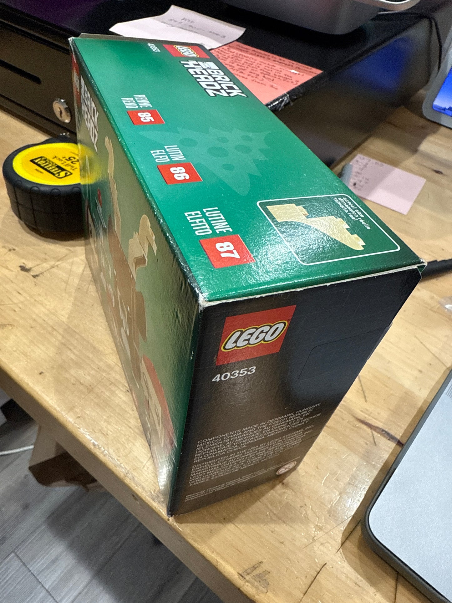 CERTIFIED USED: LEGO® Brickheadz™ Reindeer, Elf and Elfie 40353 (Retired)