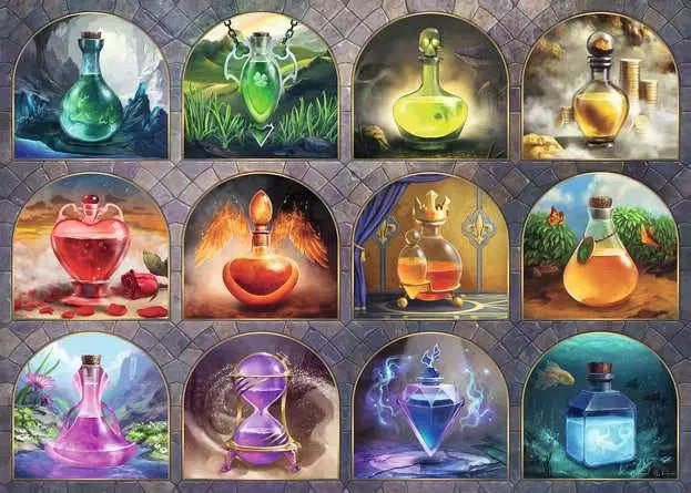 PUZZLE RENTAL: Magical Potions- 1000 Piece Puzzle