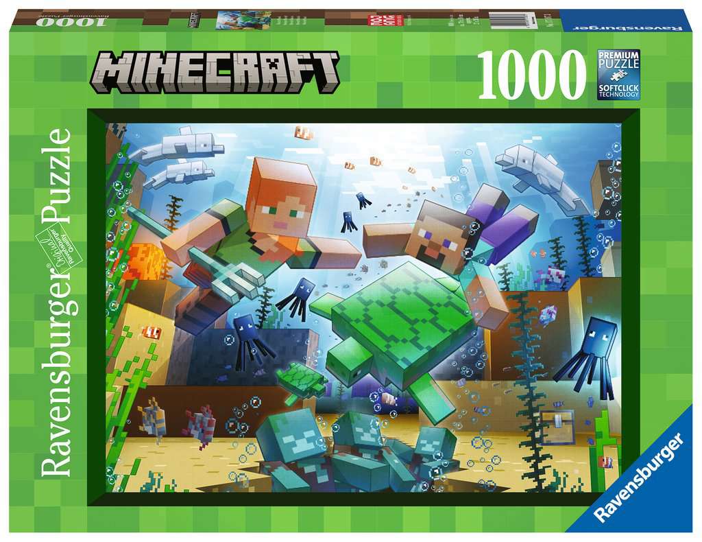 Minecraft Mosaic 1000 Piece Puzzle