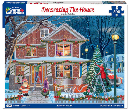 Decorating The House: 500 Piece Puzzle