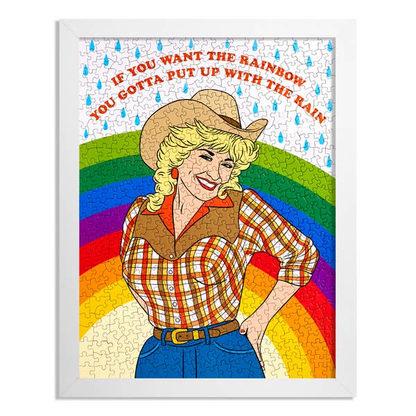 Dolly Cowgirl Rainbow 500 Piece Puzzle