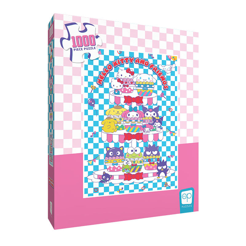 Hello Kitty and Friends "Sweet Cupcakes" 1,000 Piece Puzzle