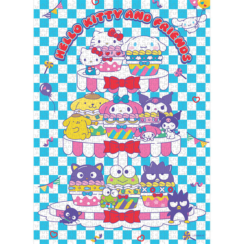 Hello Kitty and Friends "Sweet Cupcakes" 1,000 Piece Puzzle