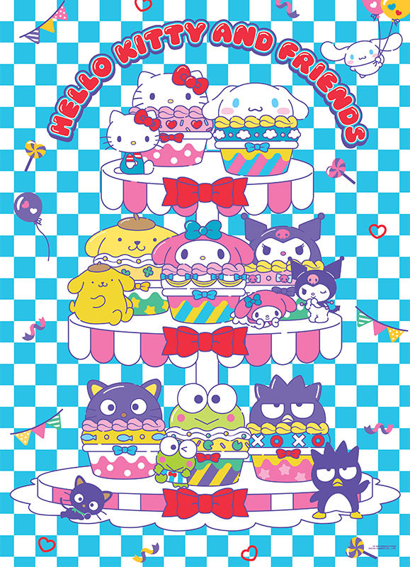 Hello Kitty and Friends "Sweet Cupcakes" 1,000 Piece Puzzle