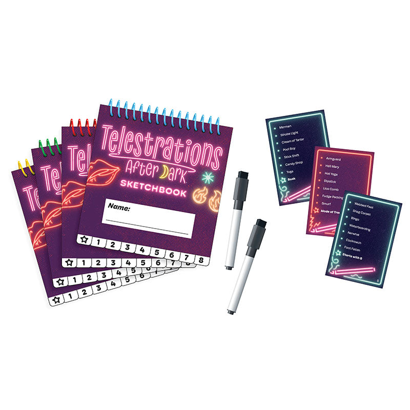 COMING SOON! Preorder now! Telestrations® After Dark® 8 Player