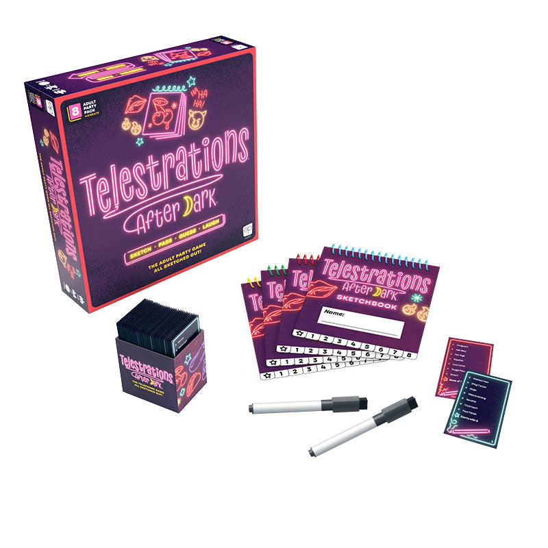 COMING SOON! Preorder now! Telestrations® After Dark® 8 Player