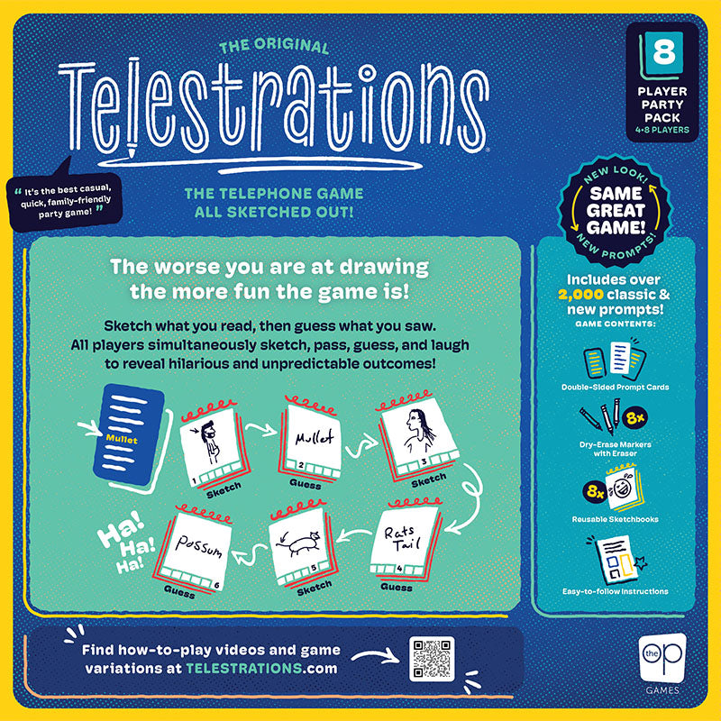 COMING SOON! Preorder now! Telestrations® 8 Player
