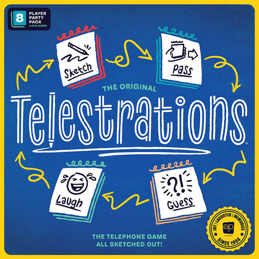 COMING SOON! Preorder now! Telestrations® 8 Player