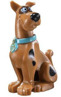 20690pb01c01 Part Medium Nougat Dog, Great Dane Scooby-Doo Sitting with Pilot Goggles Pattern (20690pb01 / 20691pb01)