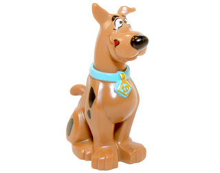 Dog, Great Dane Scooby-Doo Sitting with Tongue Licking Chops Pattern (20690pb01 / 20691pb04)