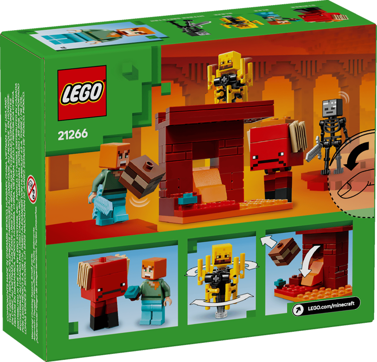 LEGO® Minecraft® The Nether Lava Battle 21266