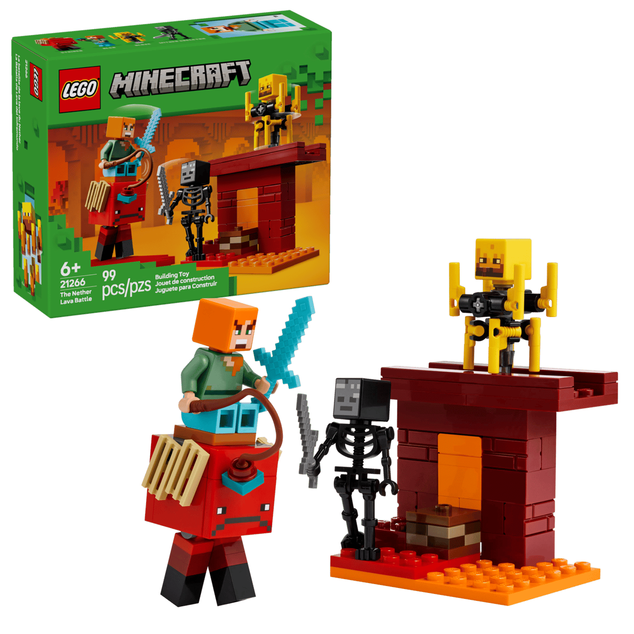 LEGO® Minecraft® The Nether Lava Battle 21266