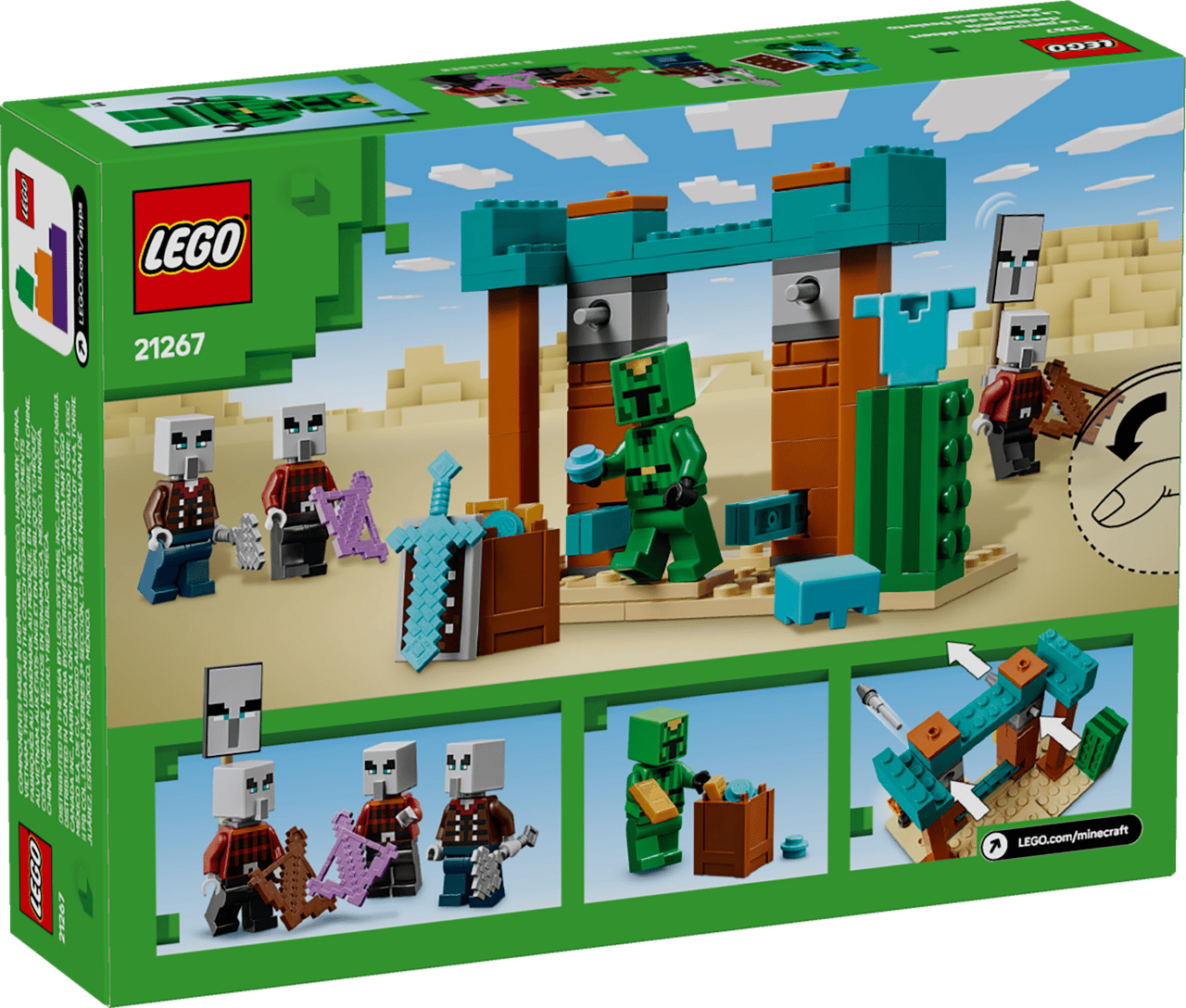 LEGO® Minecraft® The Illager Desert Patrol 21267