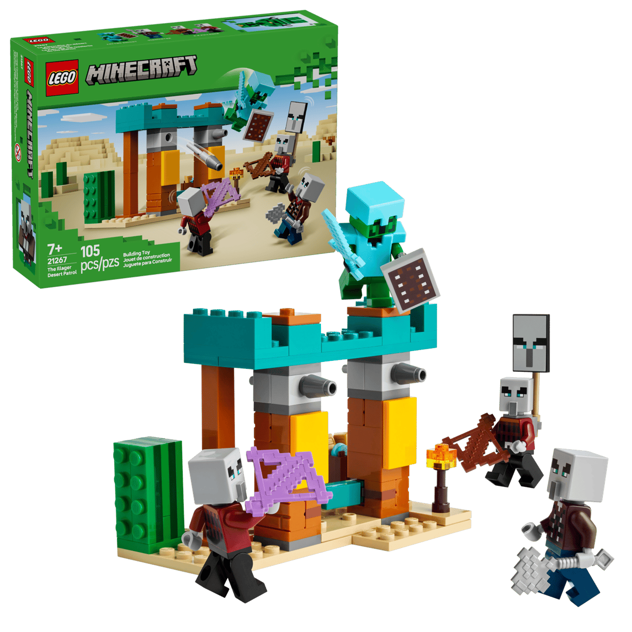LEGO® Minecraft® The Illager Desert Patrol 21267