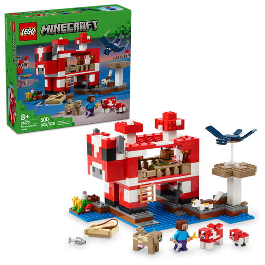 LEGO® Minecraft® Mooshroom House 21270