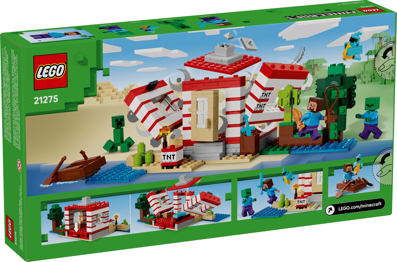 LEGO® Minecraft® The TNT Jungle House 21275
