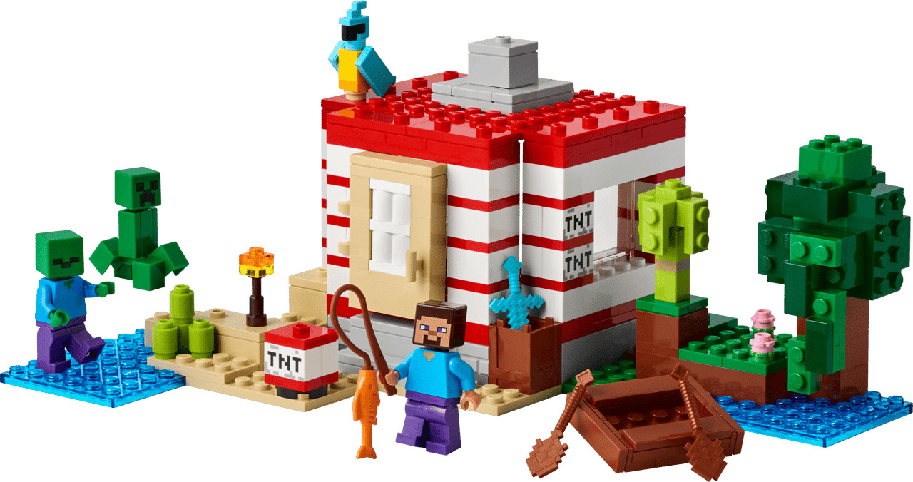 LEGO® Minecraft® The TNT Jungle House 21275