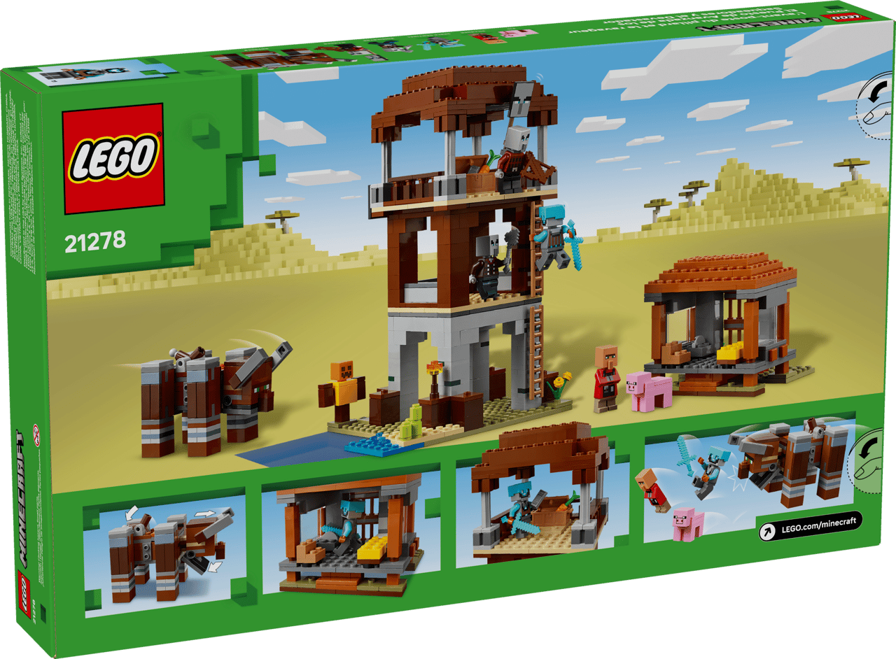 LEGO® Minecraft® The Pillager Outpost and Ravager 21278