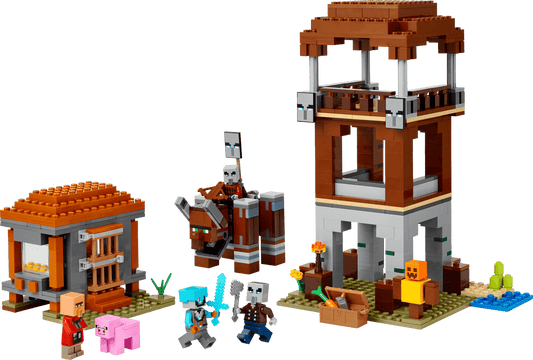 LEGO® Minecraft® The Pillager Outpost and Ravager 21278