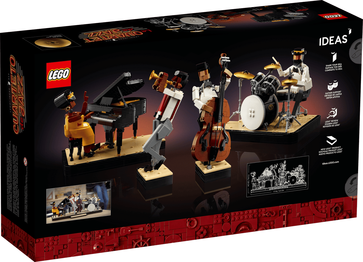 LEGO® Ideas Jazz Quartet 21334 (Retired)