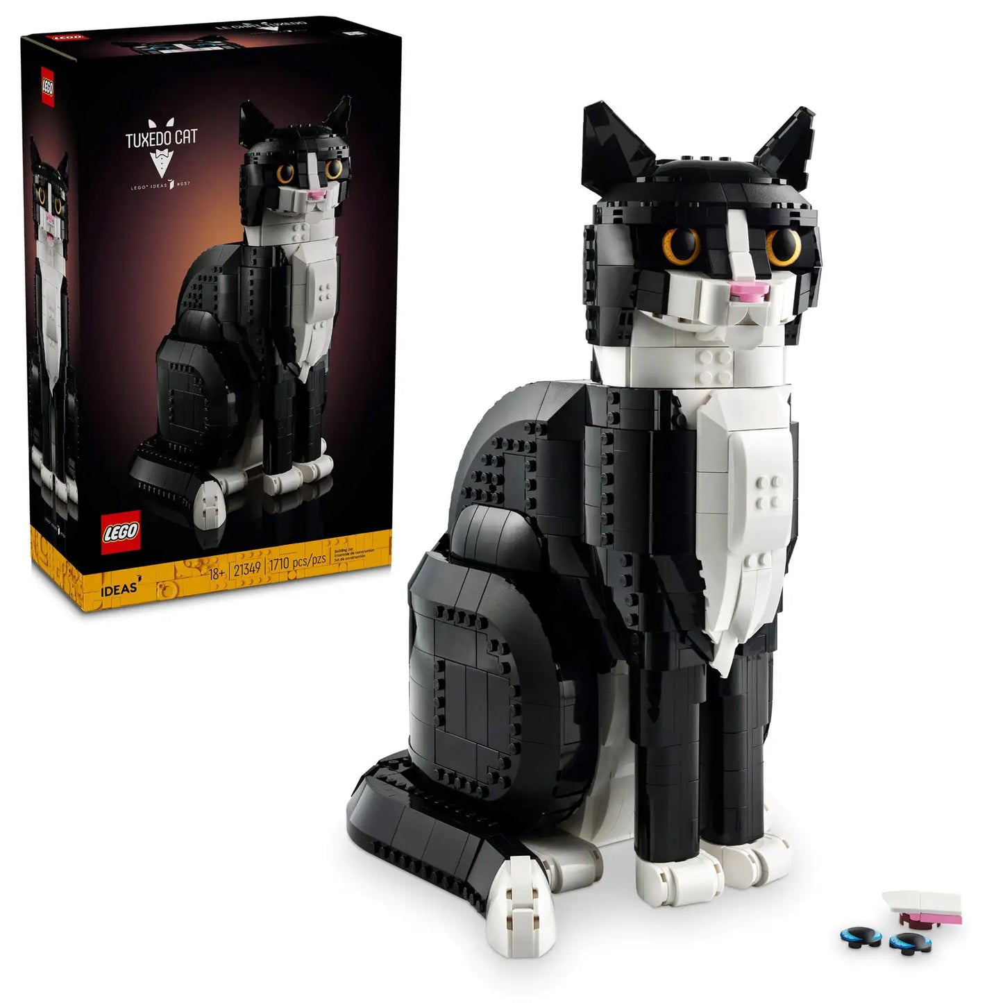 LEGO® Ideas Tuxedo Cat 21349