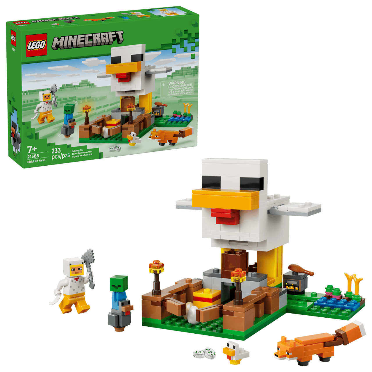 LEGO® Minecraft® Chicken Farm 21585