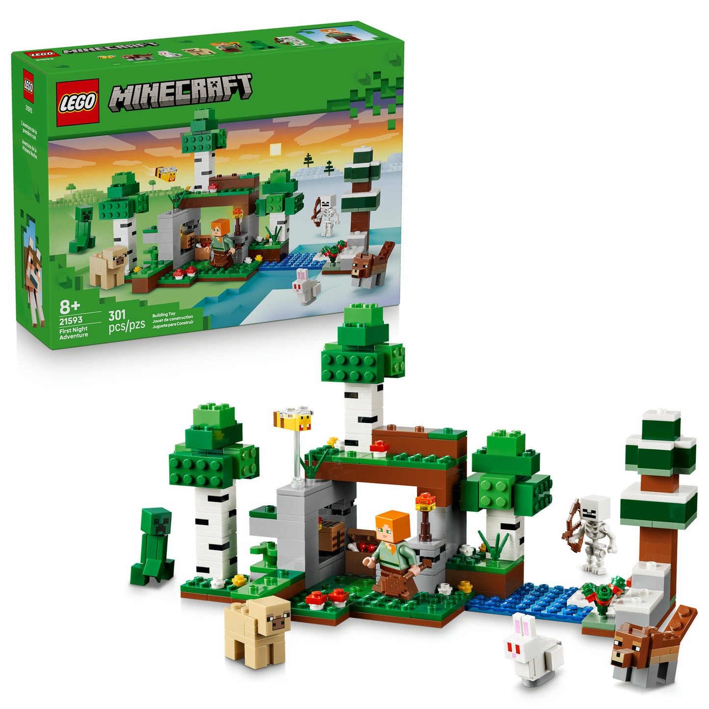 LEGO® Minecraft® First Night Adventure 21593