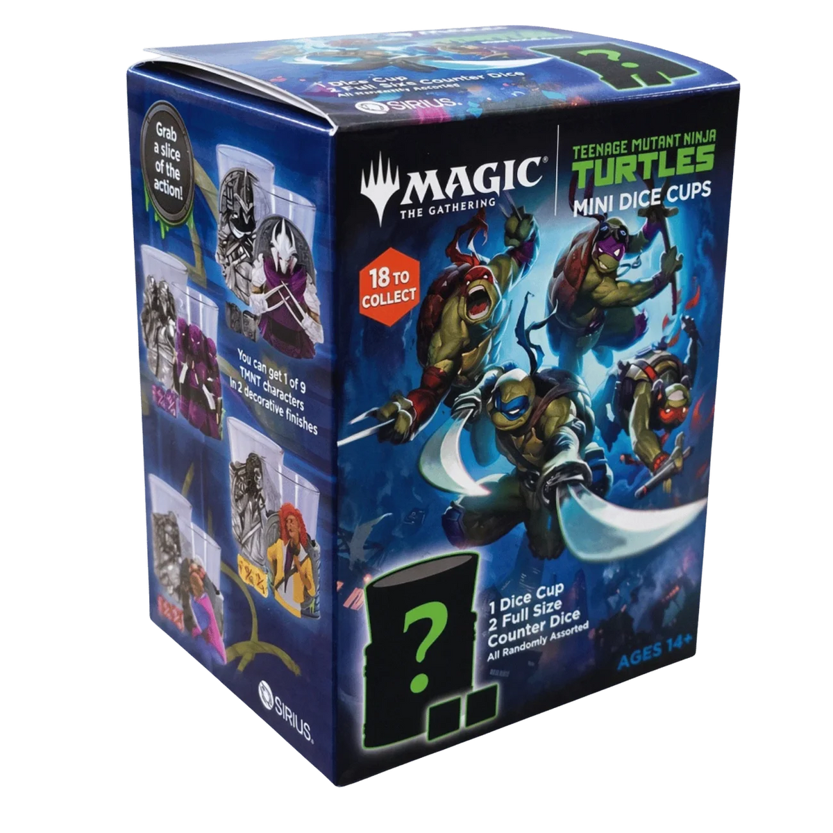 Sirius Dice Magic: The Gathering, Teenage Mutant Ninja Turtles Mini Dice Cup Blind Box