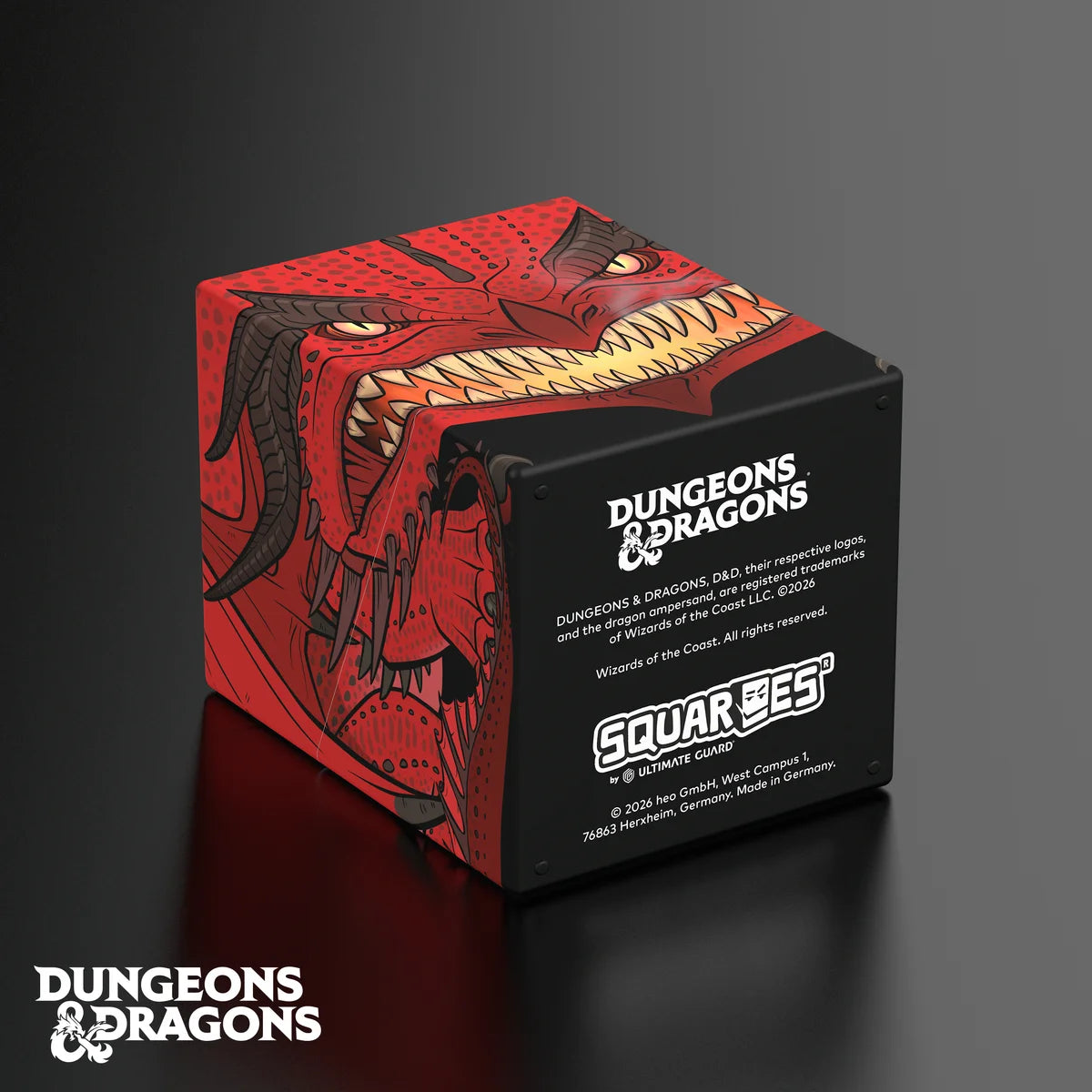 Squaroes Dungeons & Dragons Deck Box: Red Dragon