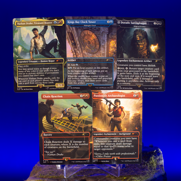 Magic: The Gathering TCG: Secret Lair x Uncharted: Saga of Thieves, Non-Foil