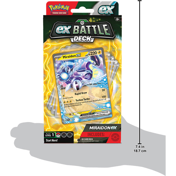 Pokemon TCG: Ex Battle Deck (2 Types) (Victini ex or Miraidon ex)