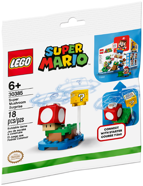 CERTIFIED USED: LEGO® Super Mario™ Super Mushroom Surprise Expansion Set 30385 (Retired)