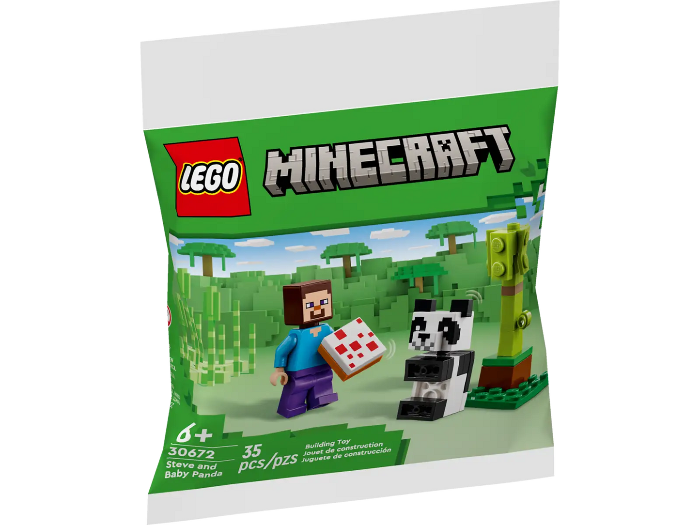 LEGO® Minecraft® 30672 Steve and Baby Panda