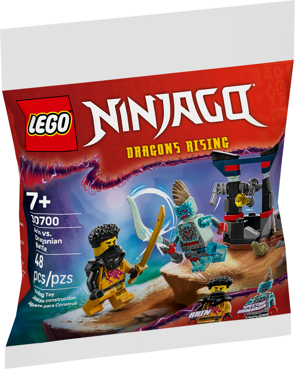 LEGO® NINJAGO® Arin vs. Dragonian Battle 30700