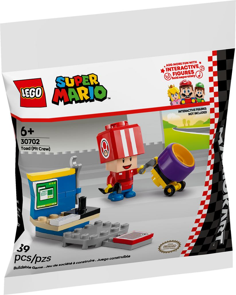 LEGO® Super Mario™ Mario Kart - Toad (Pit Crew) 30702