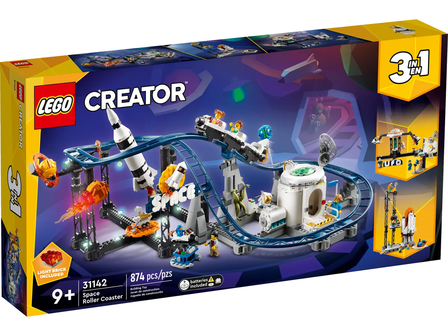 LEGO® Creator 3in1 Space Roller Coaster 31142